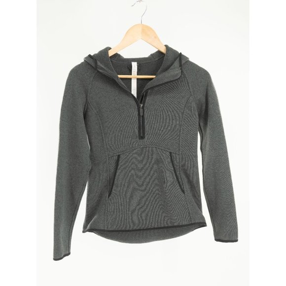Lululemon Fleece & Thank You Pullover Heathered Black / Black | 4 - Picture 5 of 10